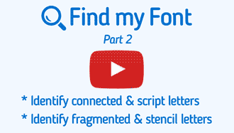Identify connected & script letters